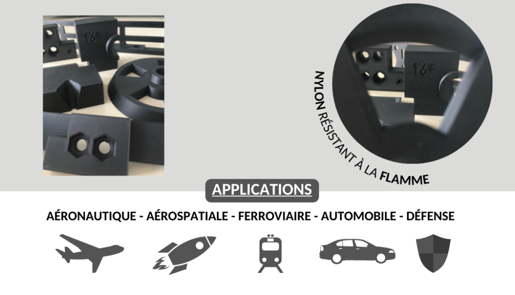 Onyx FR nylon chargé carbone ignifugé